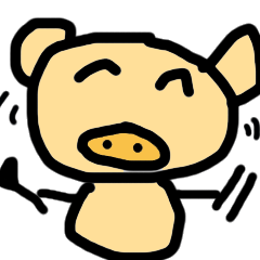 [LINEスタンプ] ulin pig