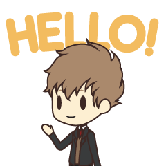 [LINEスタンプ] Notice Me Senpai！ Mobile Game