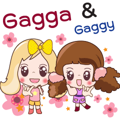 [LINEスタンプ] Gagga＆Gaggy