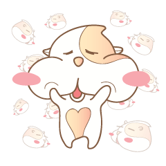 [LINEスタンプ] Cha Peach