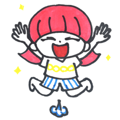 [LINEスタンプ] 気分屋。ぱっつん女子