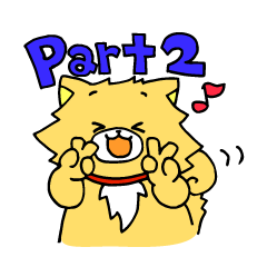 [LINEスタンプ] 雑種犬クッキー『日常会話編part2』