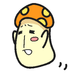 [LINEスタンプ] Mushroom Monster