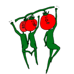 [LINEスタンプ] おいしいトマトの画像（メイン）