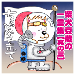 [LINEスタンプ] 柴犬豆蔵の一言集「其の三」