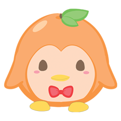 [LINEスタンプ] mikan penguin