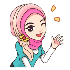 [LINEスタンプ] Hijab Kekinian