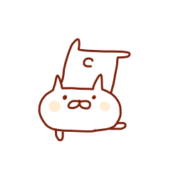 [LINEスタンプ] 気の抜けた猫