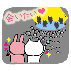 [LINEスタンプ] バタンはアイドルヲタク