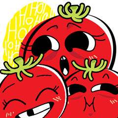 [LINEスタンプ] Funni Tomato