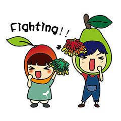 [LINEスタンプ] Rainbow Fruit Market-Enemy Series