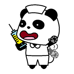 [LINEスタンプ] The Panda Nurse
