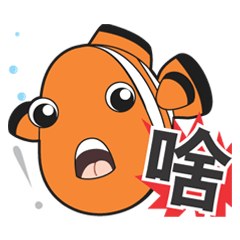 [LINEスタンプ] Clown fish, Orsia