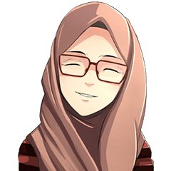 [LINEスタンプ] Beautiful Hijab Girl