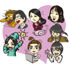 [LINEスタンプ] 妄想株式会社の社員紹介