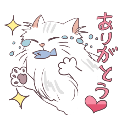 [LINEスタンプ] チンチラシルバー猫ちゃんスタンプ