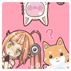 [LINEスタンプ] Midiya, Odi ＆ Digi