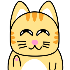 [LINEスタンプ] Dip a Cat Anime