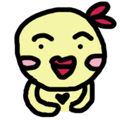 [LINEスタンプ] 黄色のひよこ