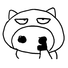 [LINEスタンプ] My Qpig