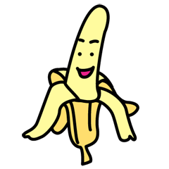 [LINEスタンプ] そんなバナナといわないで！