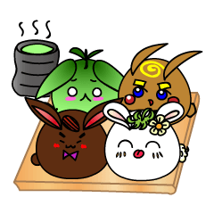 [LINEスタンプ] Daifukumochi Rabbit