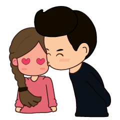 [LINEスタンプ] Mini Couple