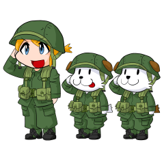 [LINEスタンプ] ちびミリ -U.S.ARMY in NAM-