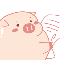 [LINEスタンプ] My Cute Lovely Pig, third storyの画像（メイン）
