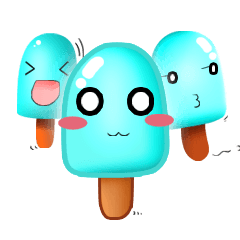 [LINEスタンプ] Mr. Ice Pop