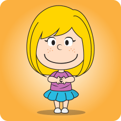 [LINEスタンプ] Little Yellow Girl