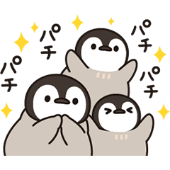 [LINEスタンプ] うごく！ほのぼの子ペンギン