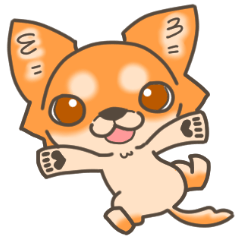 [LINEスタンプ] Chihuahua-Bagel