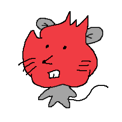 [LINEスタンプ] Fire Rat Man