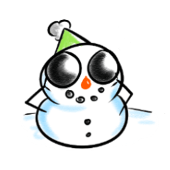 [LINEスタンプ] Mr.Snowman ＆ Snowboy