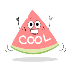 [LINEスタンプ] Leon the watermelon