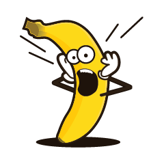 [LINEスタンプ] Go Bananas！