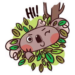 [LINEスタンプ] Katy Koala