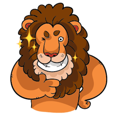 [LINEスタンプ] Gonyama the Lion