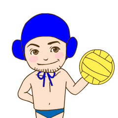 [LINEスタンプ] 動く！！水球くん