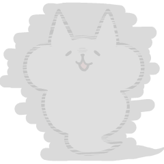 [LINEスタンプ] もくっと村のくもねこさん