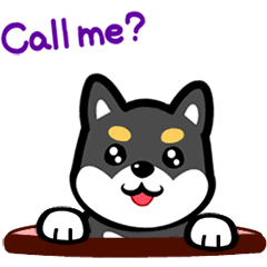 [LINEスタンプ] My Lovely Black Shiba