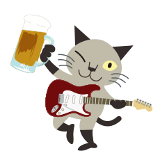 [LINEスタンプ] Rock'n'Cat 7