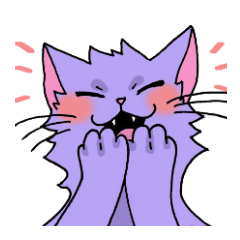 [LINEスタンプ] ぼさねこちゃん