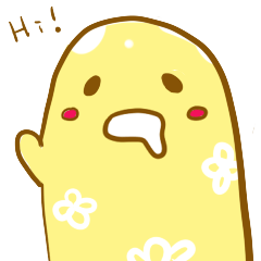 [LINEスタンプ] Tofu Pudding