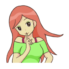 [LINEスタンプ] Girlfriends (ENG)