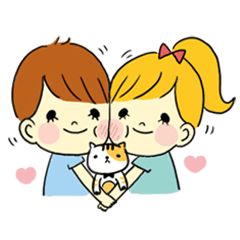 [LINEスタンプ] Uni's love life