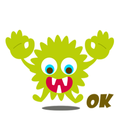 [LINEスタンプ] Boo Boo Thorny Monster