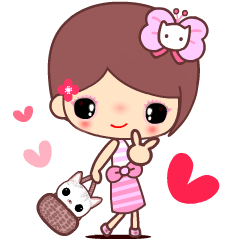 [LINEスタンプ] The cute beauty of flower 2