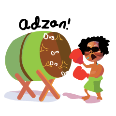 [LINEスタンプ] Buba's Fasting Day